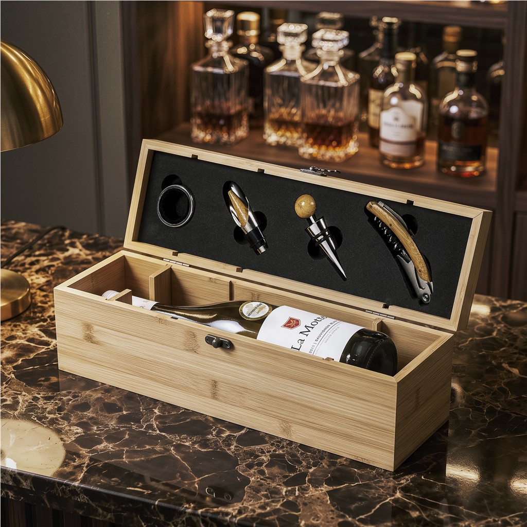 Okiyo Wainoka Bamboo Wine Set - Image 2