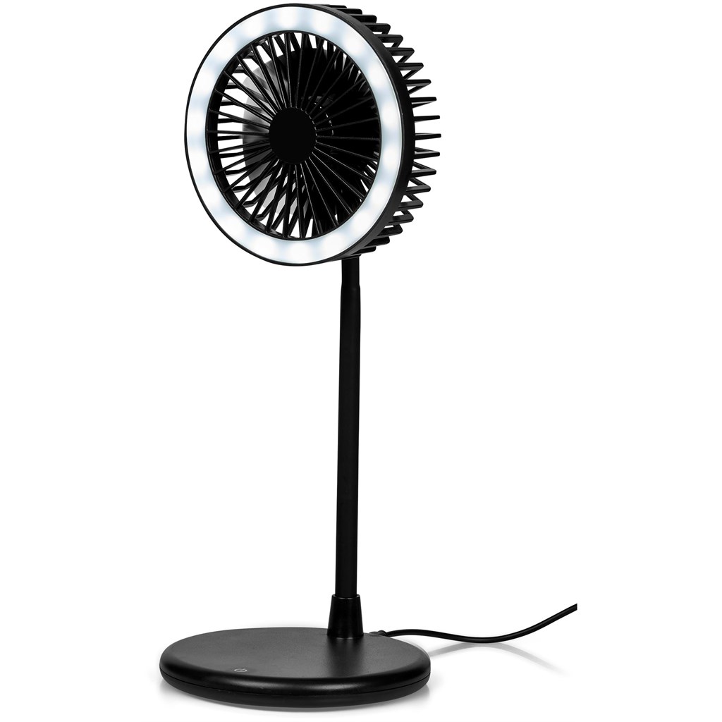 Altitude Light Breeze LED Ring Light Desk Fan - Image 4