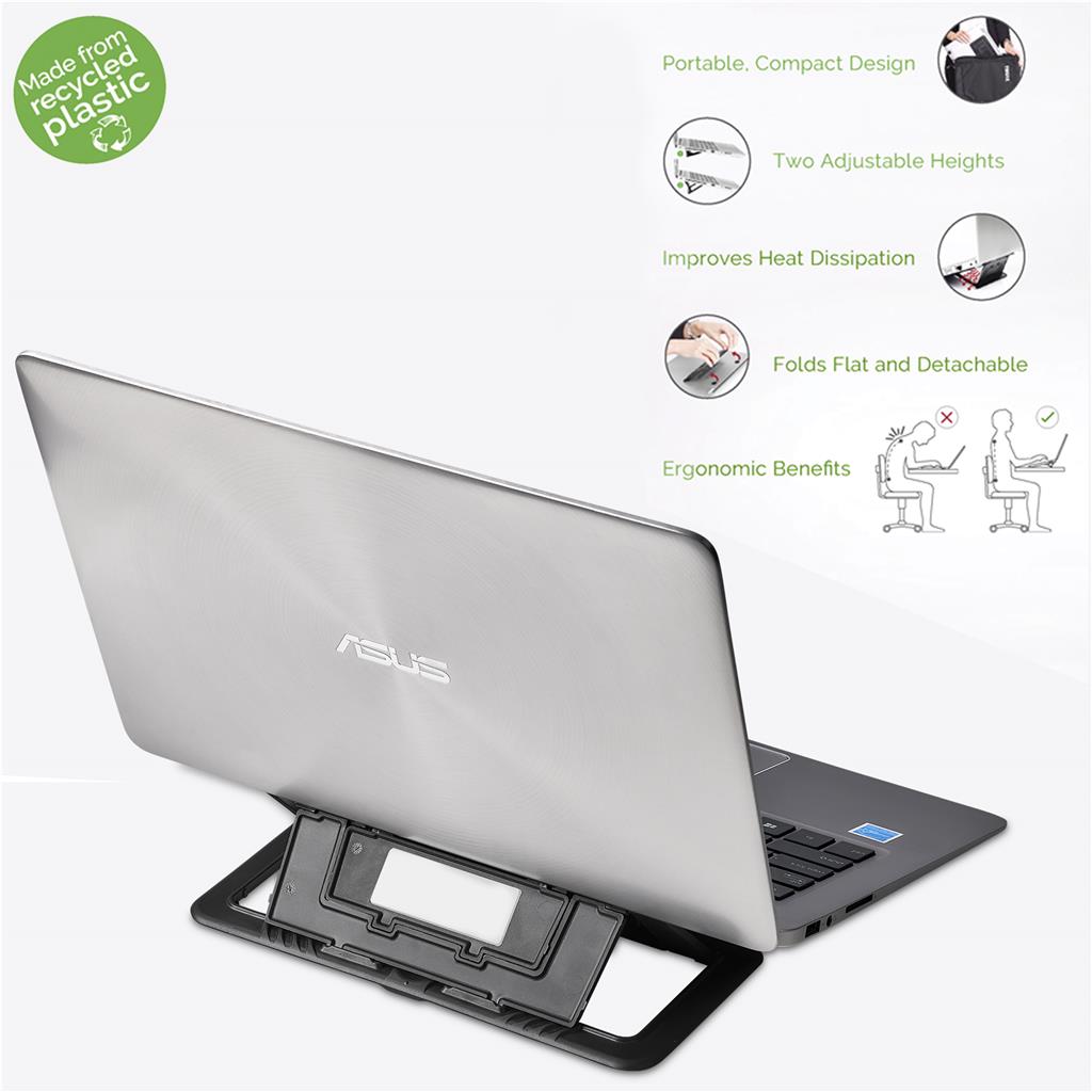 Okiyo Eezigo Recycled Plastic Portable Laptop Stand - Image 11