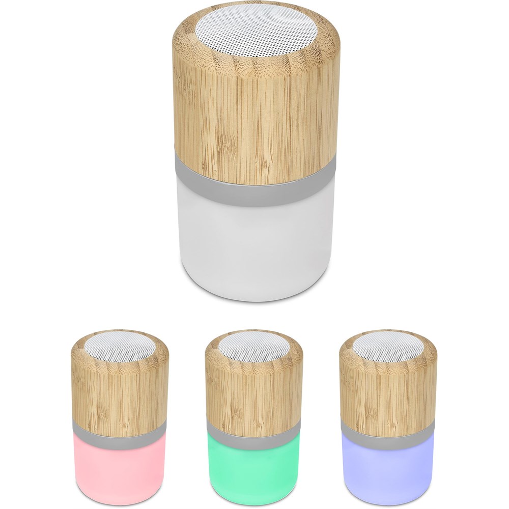 Okiyo Heiwa Bamboo Bluetooth Speaker & Night Light - Image 4