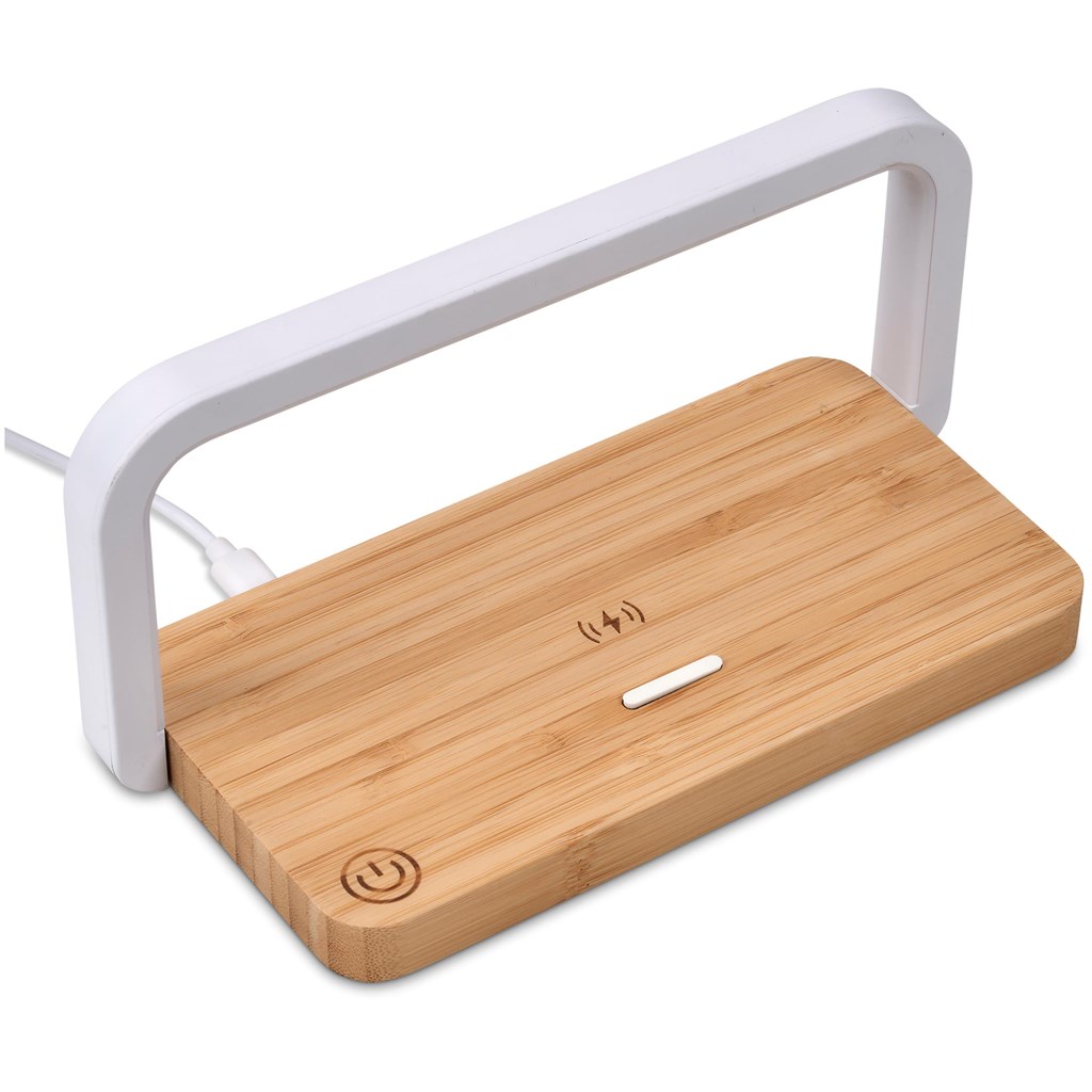 Okiyo Yoru Bamboo Wireless Charger & Night Light - Image 8