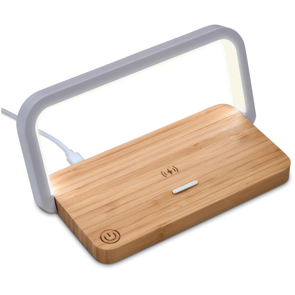Okiyo Yoru Bamboo Wireless Charger & Night Light - Image 13