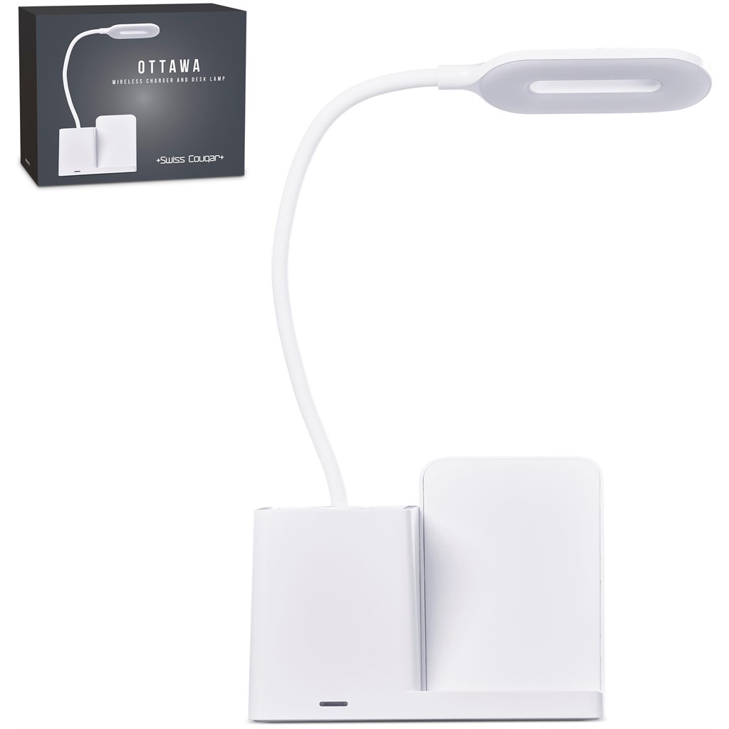 Swiss Cougar Ottawa Wireless Charger and Desk Lamp - Image 8