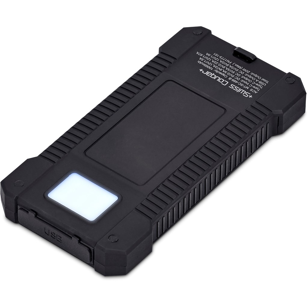 Swiss Cougar Durban Fast Charge 20W Solar Power Bank -10 000mAh - Image 7