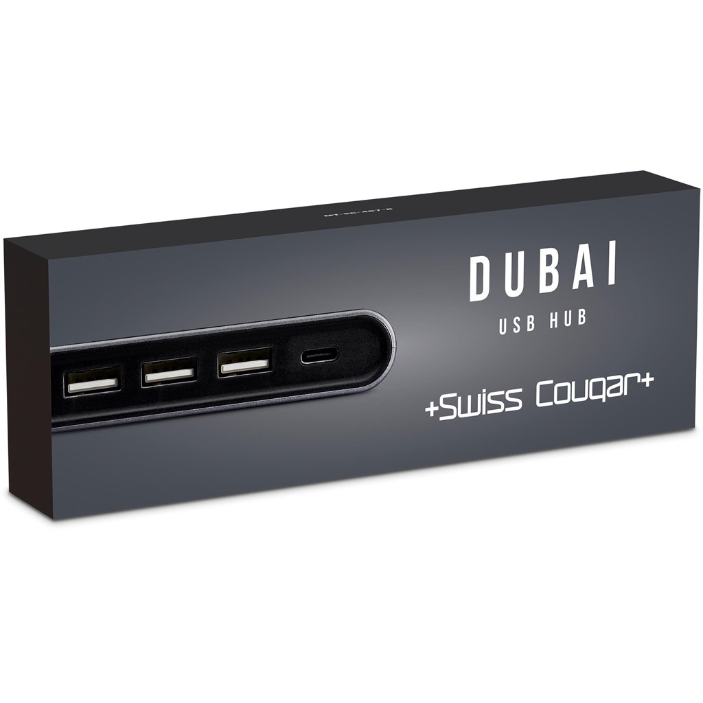 Swiss Cougar Dubai USB Hub - Gun Metal - Image 5