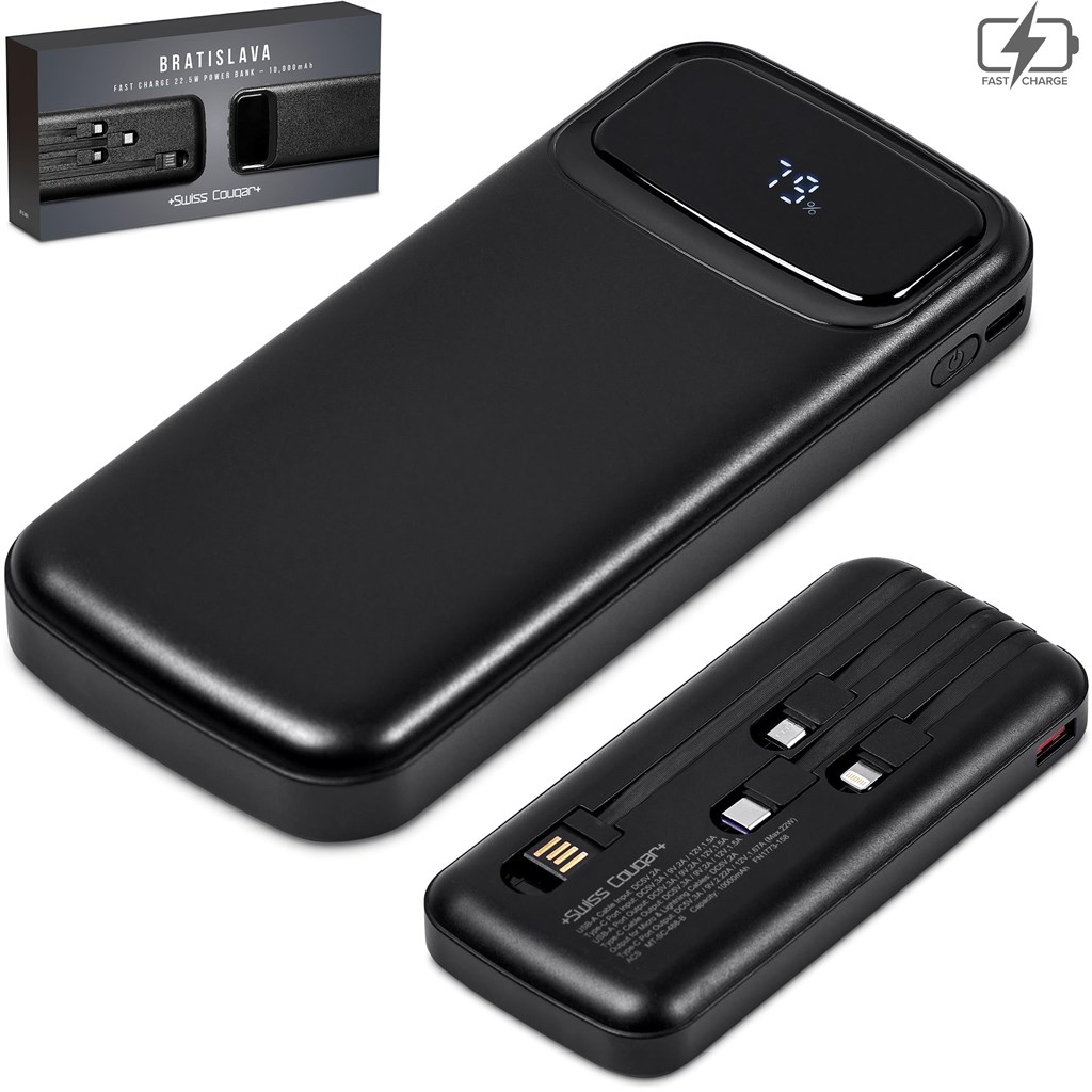 Swiss Cougar Bratislava Fast Charge 22.5W Power Bank - 10 000mAh - Image 9