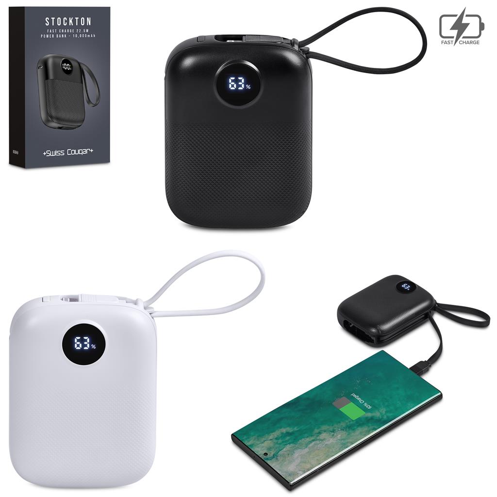 Swiss Cougar Stockton Fast Charge 22.5W Power Bank - 10 000mAh - Image 4