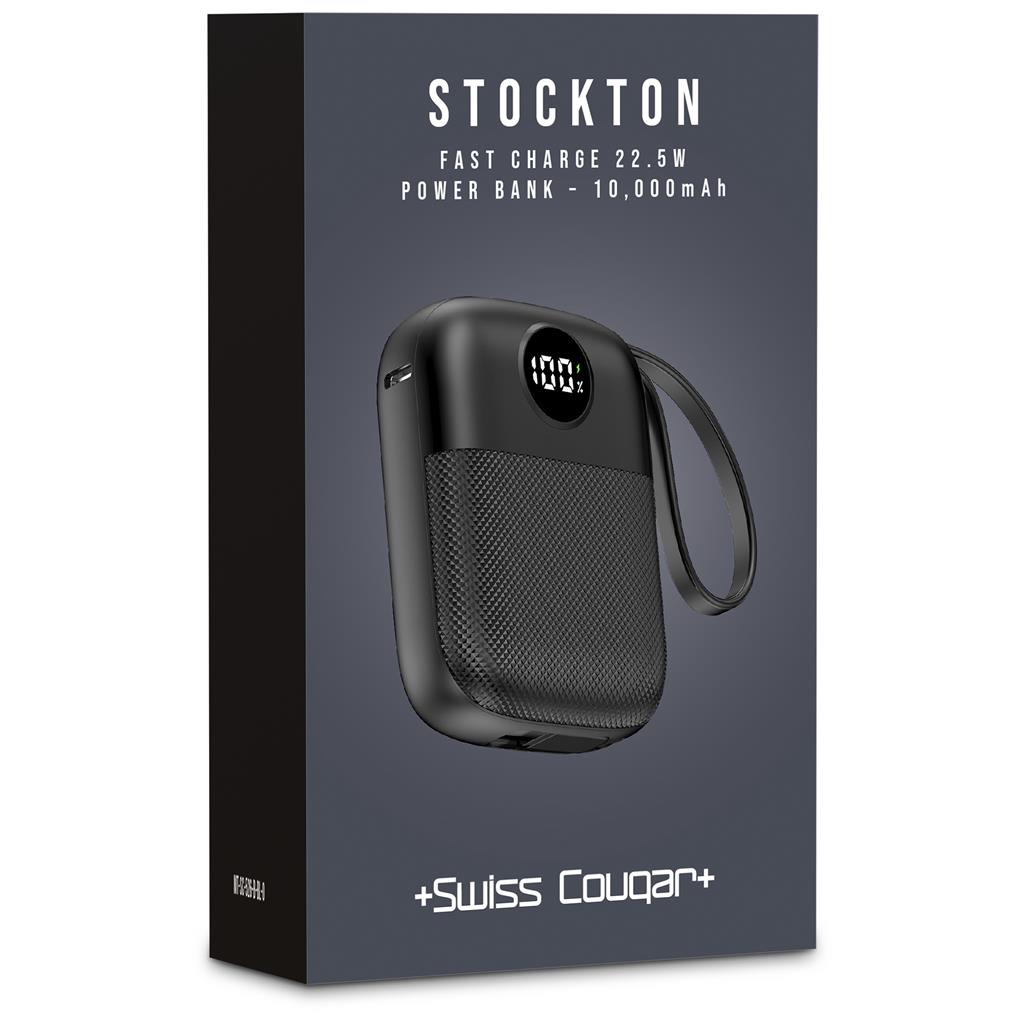 Swiss Cougar Stockton Fast Charge 22.5W Power Bank - 10 000mAh - Image 2