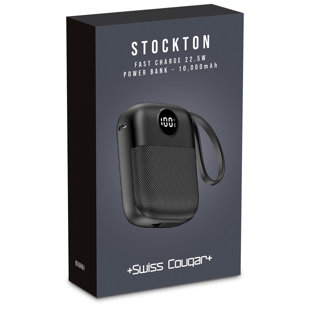 Swiss Cougar Stockton Fast Charge 22.5W Power Bank - 10 000mAh - Image 3