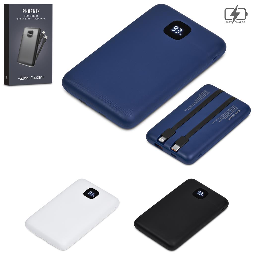 Swiss Cougar Phoenix Fast Charge 22.5W Power Bank - 10 000mAh - Image 3