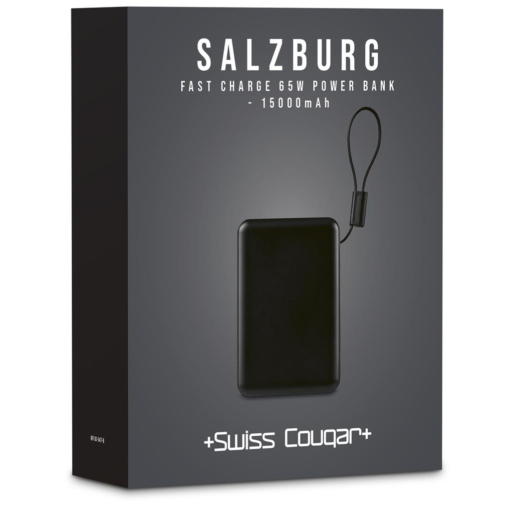 Swiss Cougar Salzburg Fast Charge 65W PD & QC Power Bank - 15 000mAh - Image 11