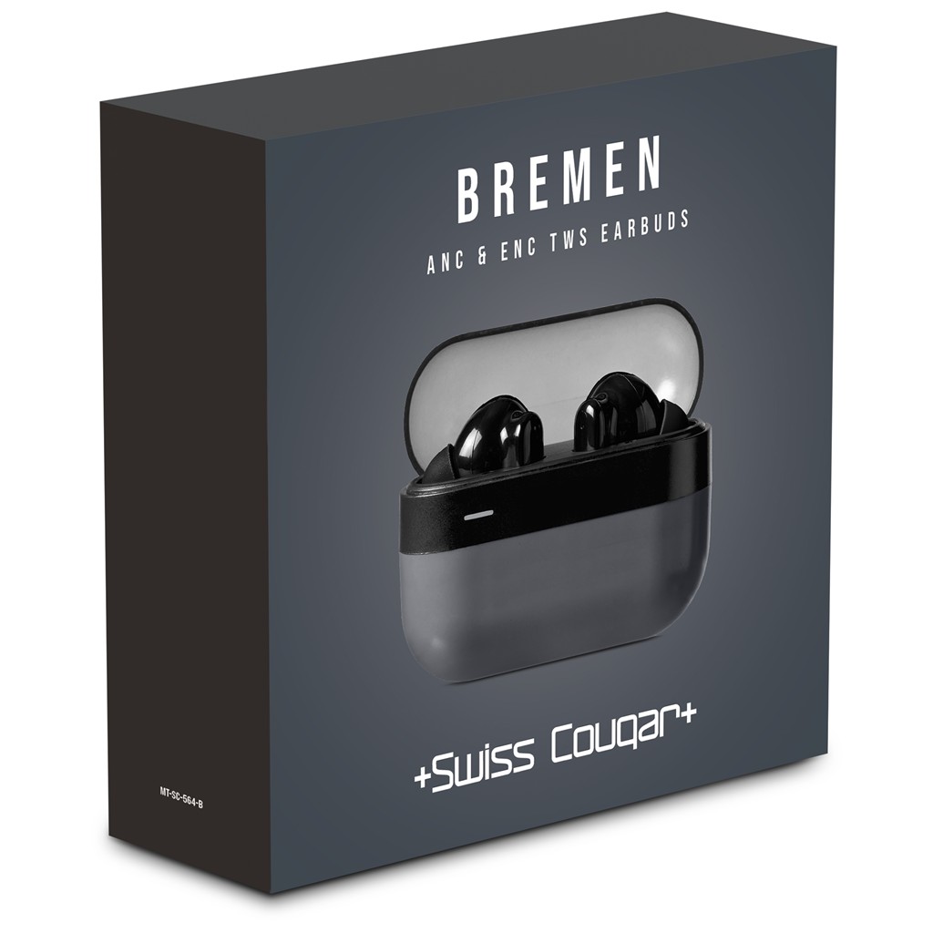 Swiss Cougar Bremen ANC And ENC TWS Earbuds - Image 2