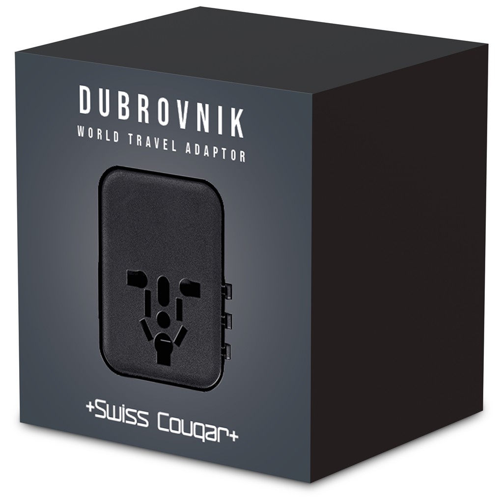 Swiss Cougar Dubrovnik World Travel Adaptor - Image 2