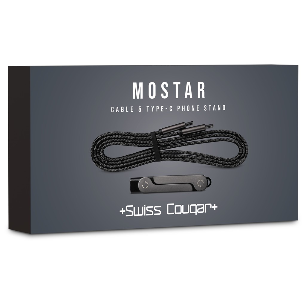 Swiss Cougar Mostar Fast Charge Cable & Type-C Phone Stand - Image 7