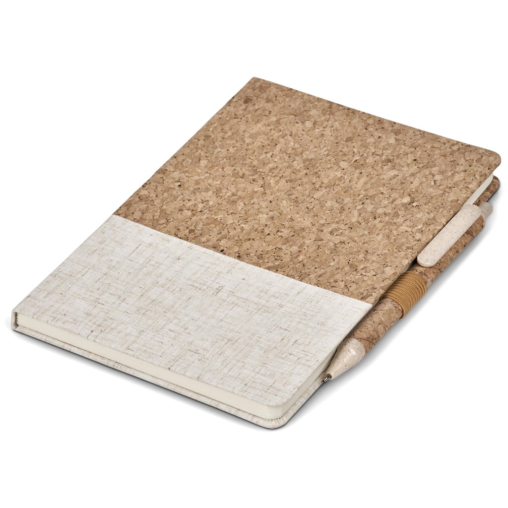 Okiyo Cardon Cork Notebook & Pen Set - Image 5