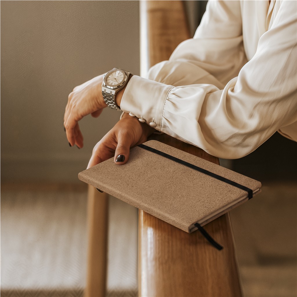 Okiyo Sakura Cork A5 Hard Cover Notebook - Image 3