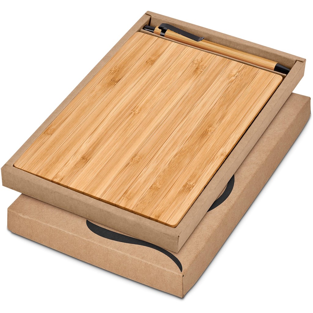 Okiyo Yahari Bamboo Notebook & Pen Set - Image 6