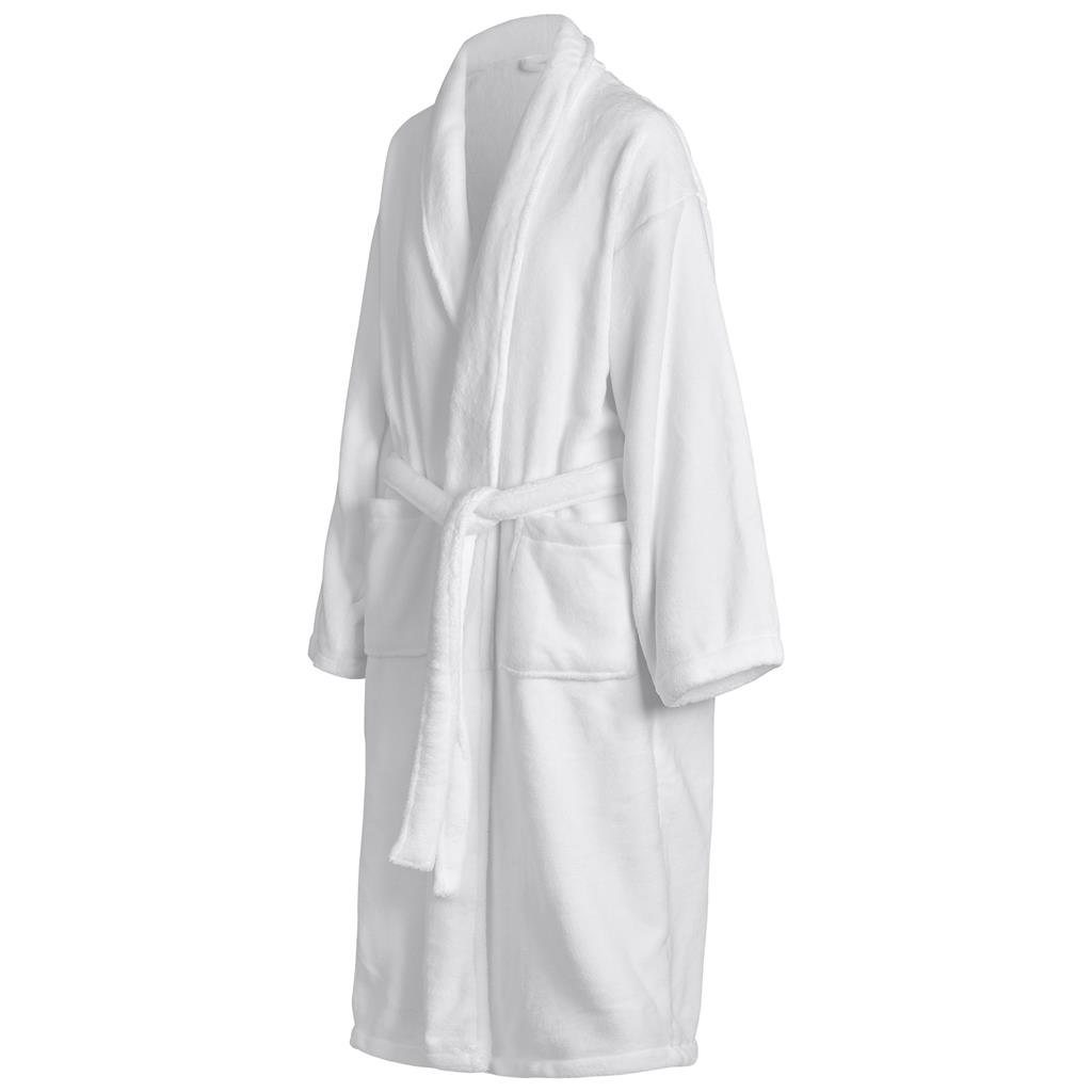 Serendipio Langham Ladies Coral Fleece Bathrobe - Image 3