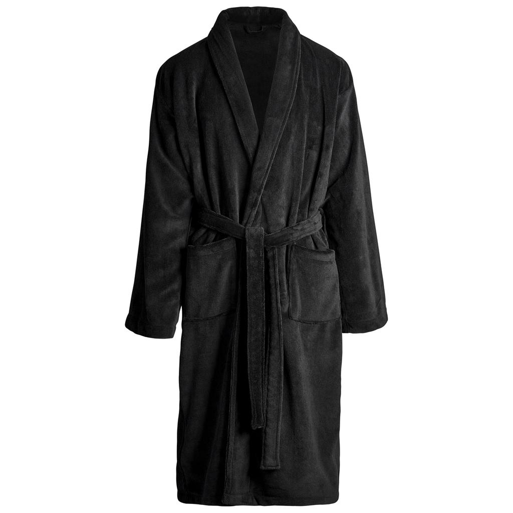 Serendipio Langham Mens Coral Fleece Bathrobe - Image 4