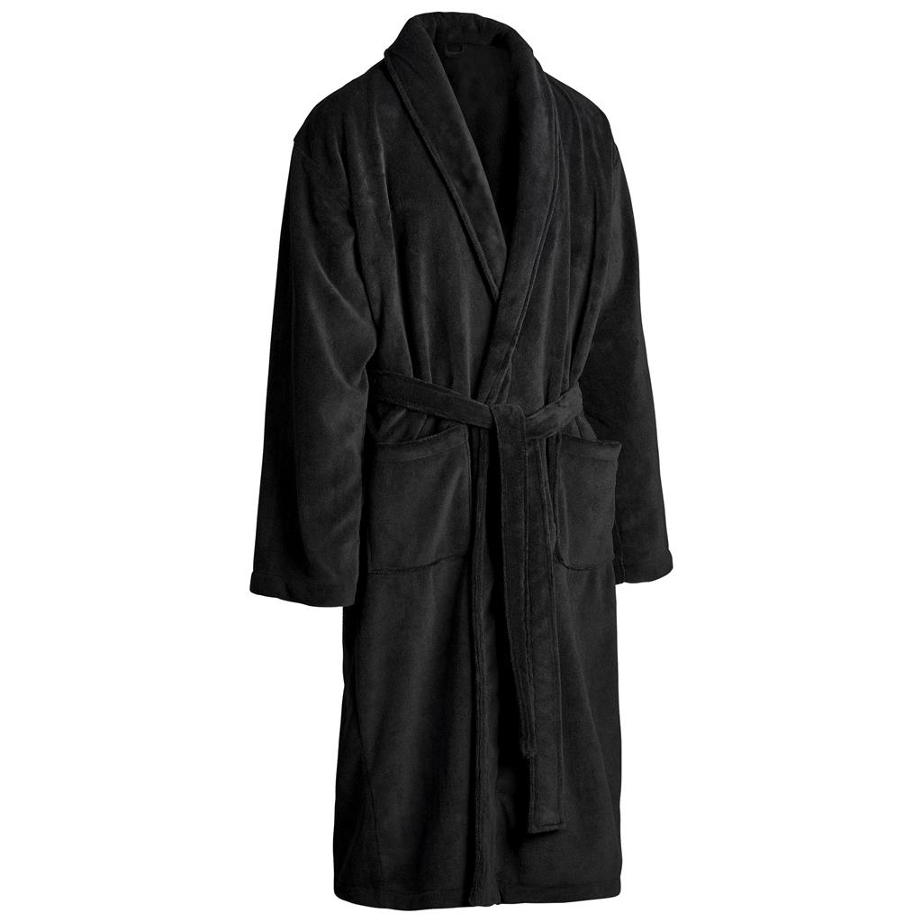 Serendipio Langham Mens Coral Fleece Bathrobe - Image 7