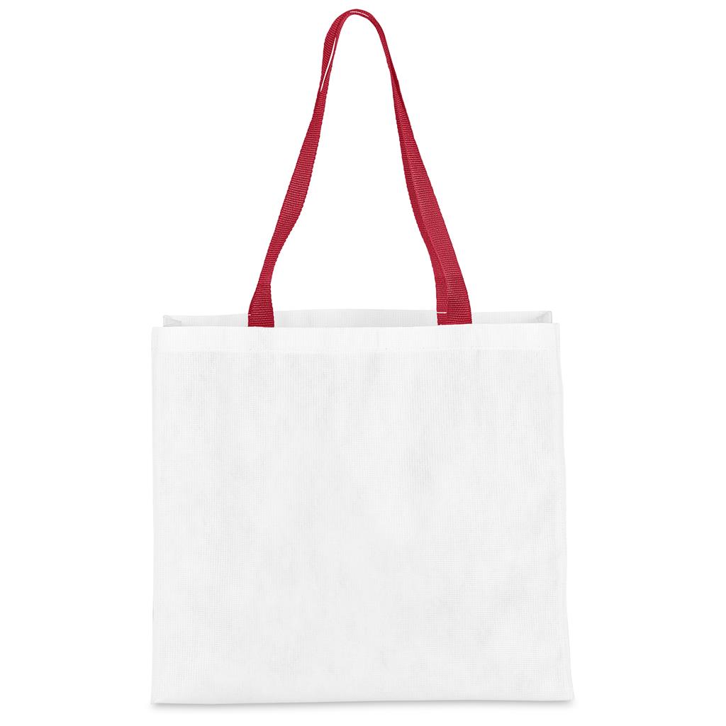 Pre-Printed Sample Hoppla Footloose RPET Stitch-Bond Shopper - Image 2