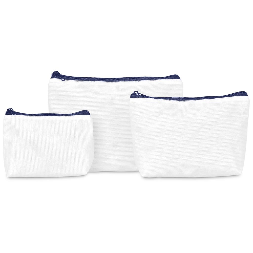 Pre-Production Sample Hoppla Recycled PET Stitch-Bond Mini Toiletry Bag - Image 11