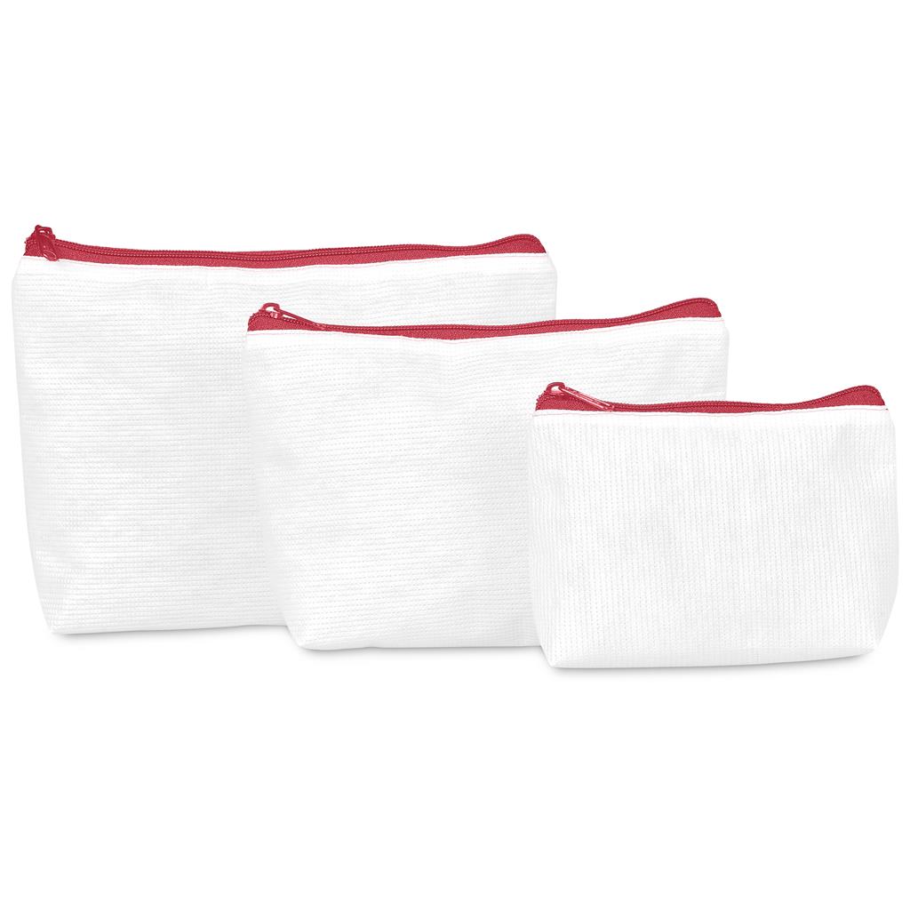 Pre-Production Sample Hoppla Recycled PET Stitch-Bond Mini Toiletry Bag - Image 3