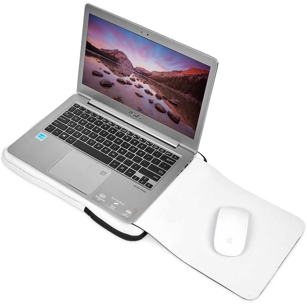 Pre-Production Sample Hoppla Grotto Neoprene Laptop Sleeve with Mouse Pad – 13-14 inch - Image 5