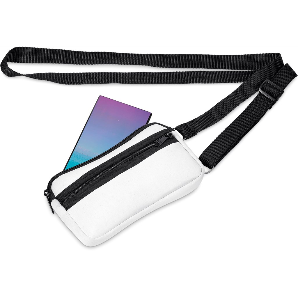 Pre-Production Sample Hoppla Paarl Neoprene Cell Phone Pouch - Image 2