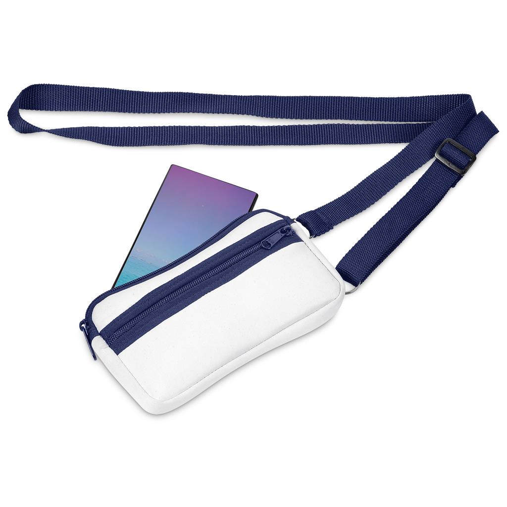 Pre-Production Sample Hoppla Paarl Neoprene Cell Phone Pouch - Image 11