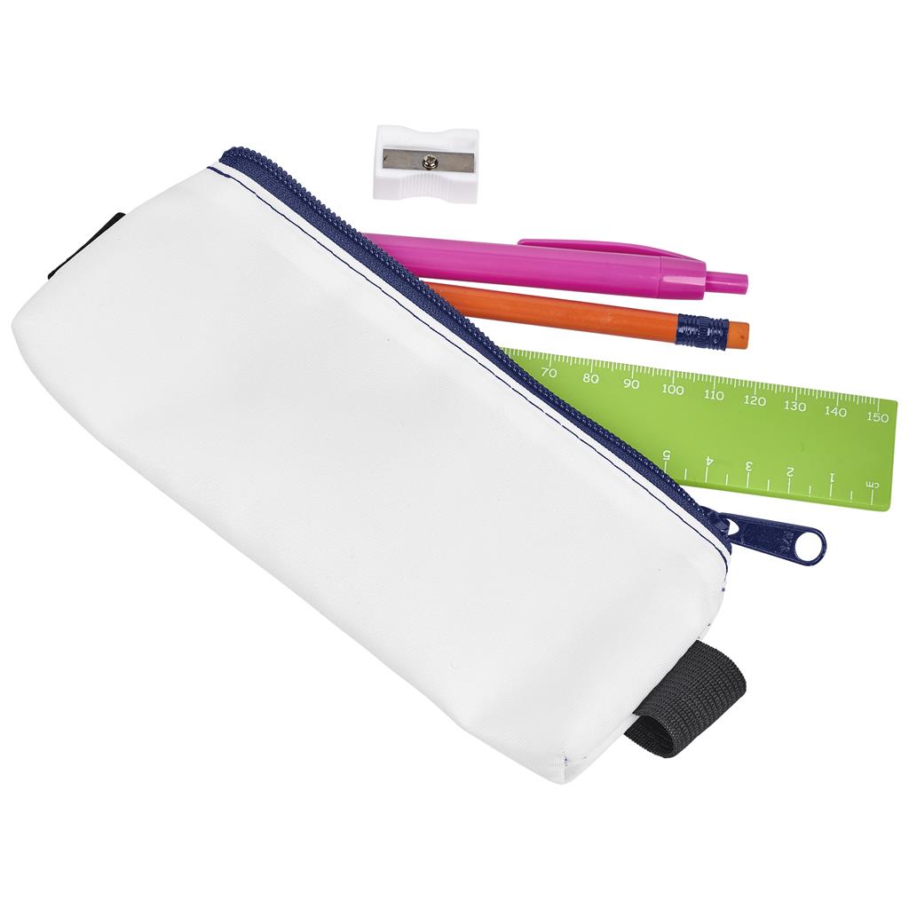 Pre-Production Sample Hoppla Lagoon Polyester Pencil Case To Fit Over An A5 Notebook - Image 5