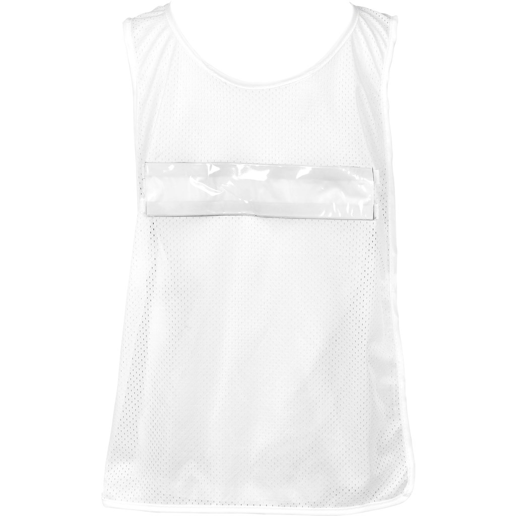 Pre-Production Sample Hoppla Jackal Polyester Caddy Bib with PVC Name Sleeve - Image 6