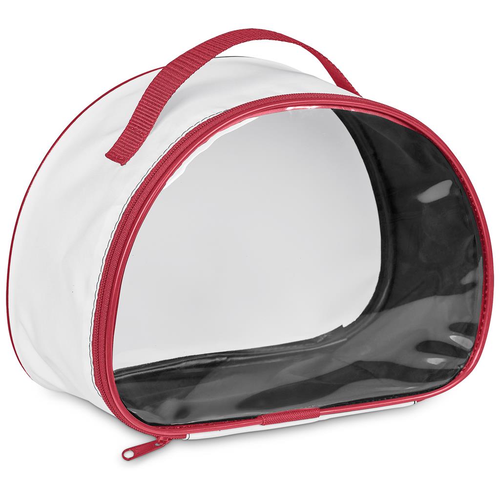 Pre-Production Sample Hoppla Aloe Toiletry Bag With PVC Front Window - Image 4