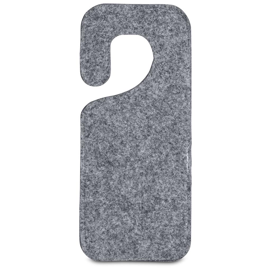 Pre-Production Sample Hoppla Hangit RPET Felt Door Hanger - Image 3