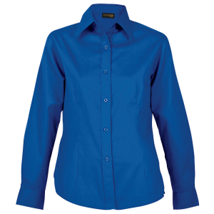 Brushed Cotton Twill Blouse Long Sleeve Ladies