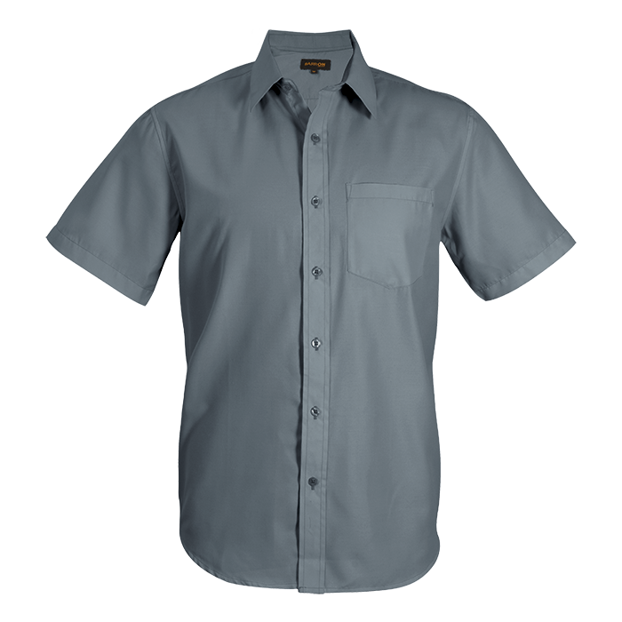 Easy Care Lounge Shirt Short Sleeve Mens - Image 3