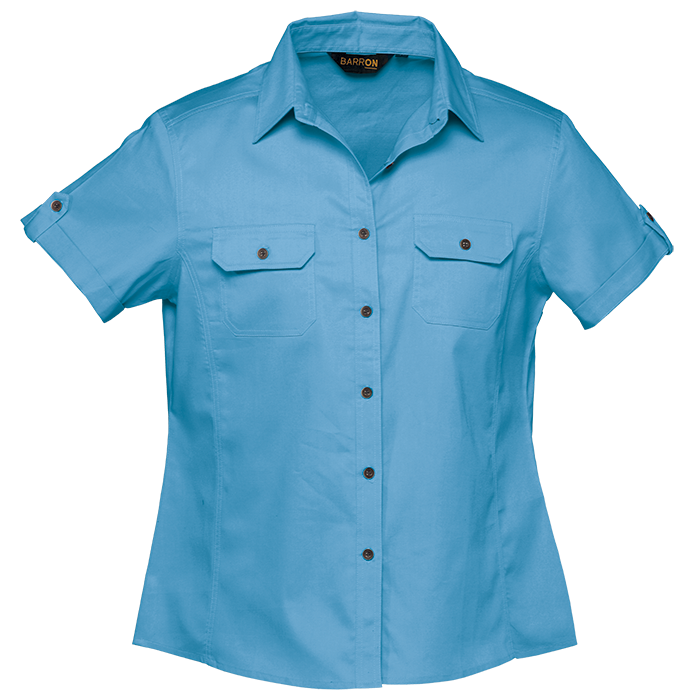 Plain Bush Shirt Ladies - Image 5