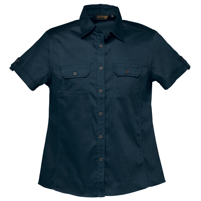 Plain Bush Shirt Ladies - Image 3