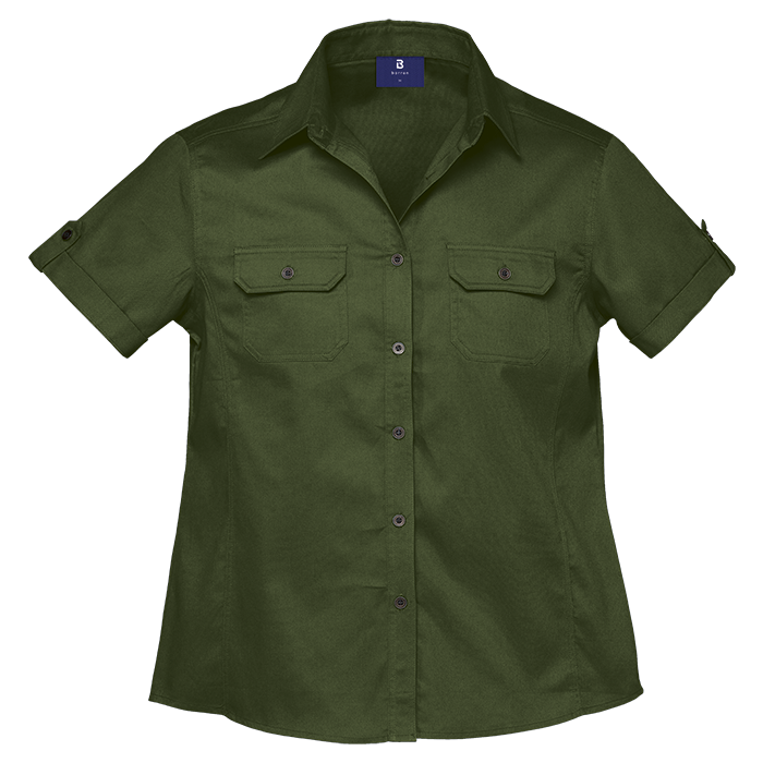 Plain Bush Shirt Ladies - Image 6