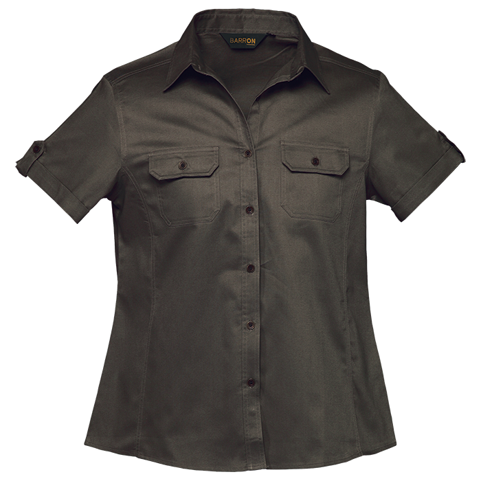 Plain Bush Shirt Ladies - Image 7