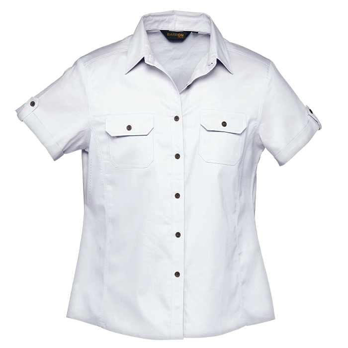 Plain Bush Shirt Ladies - Image 4