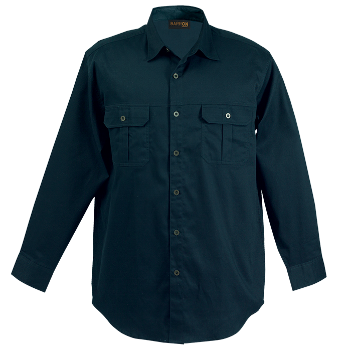 Bush Shirt Long Sleeve Mens - Image 3