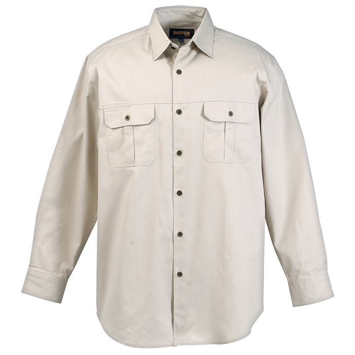 Bush Shirt Long Sleeve Mens - Image 4