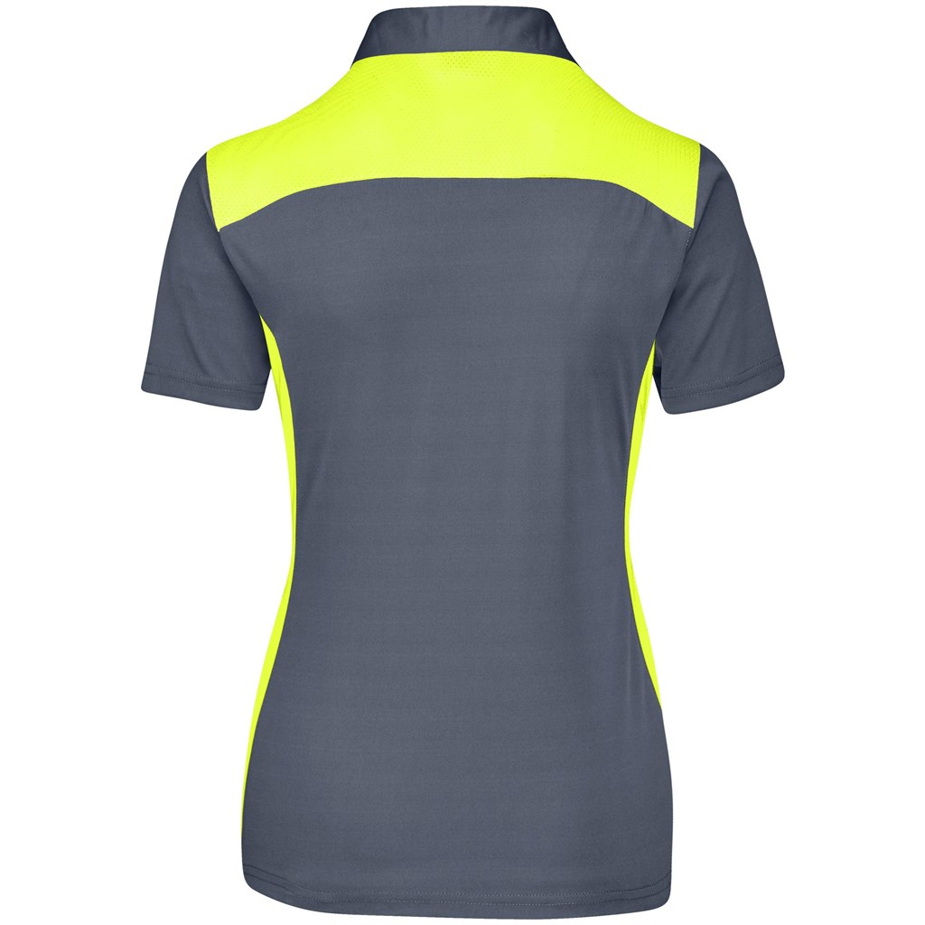 Ladies Glendower Golf Shirt - Yellow - Image 2