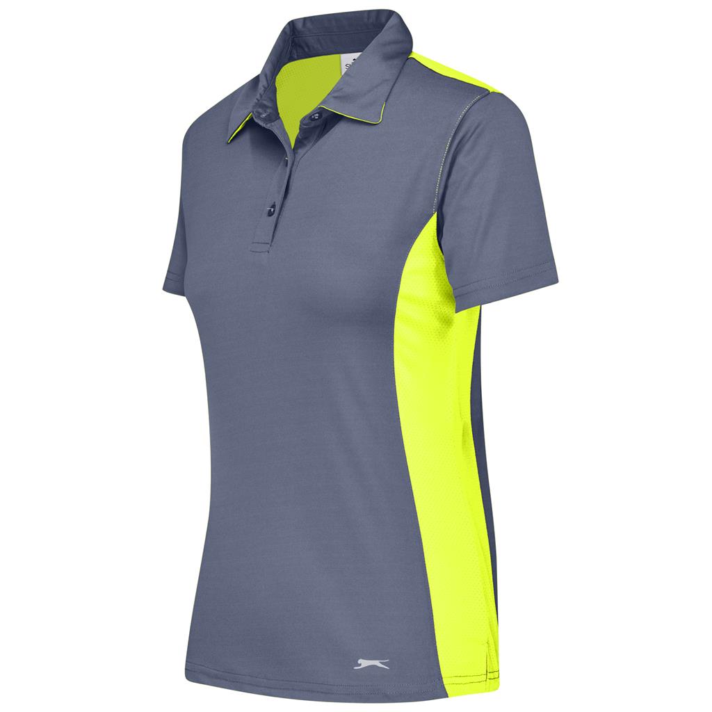 Ladies Glendower Golf Shirt - Yellow - Image 3