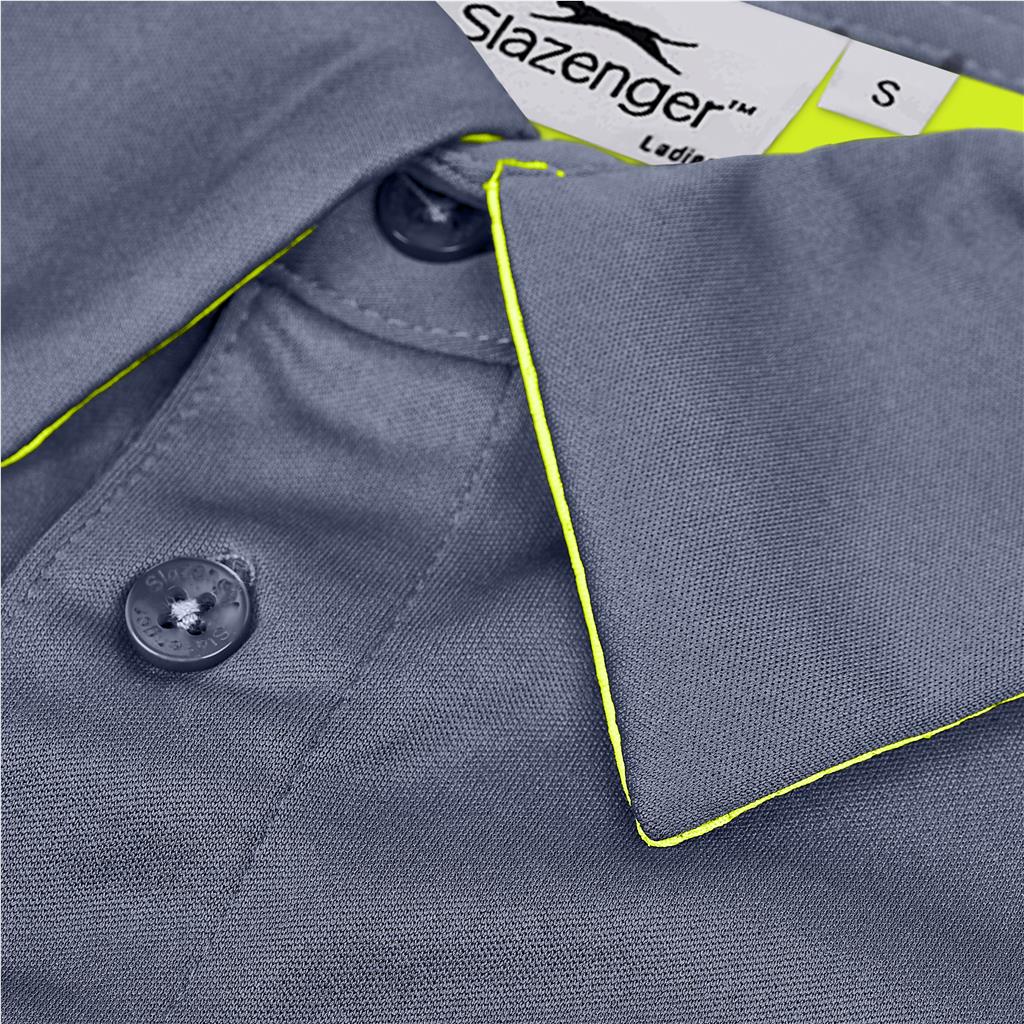 Ladies Glendower Golf Shirt - Yellow - Image 4