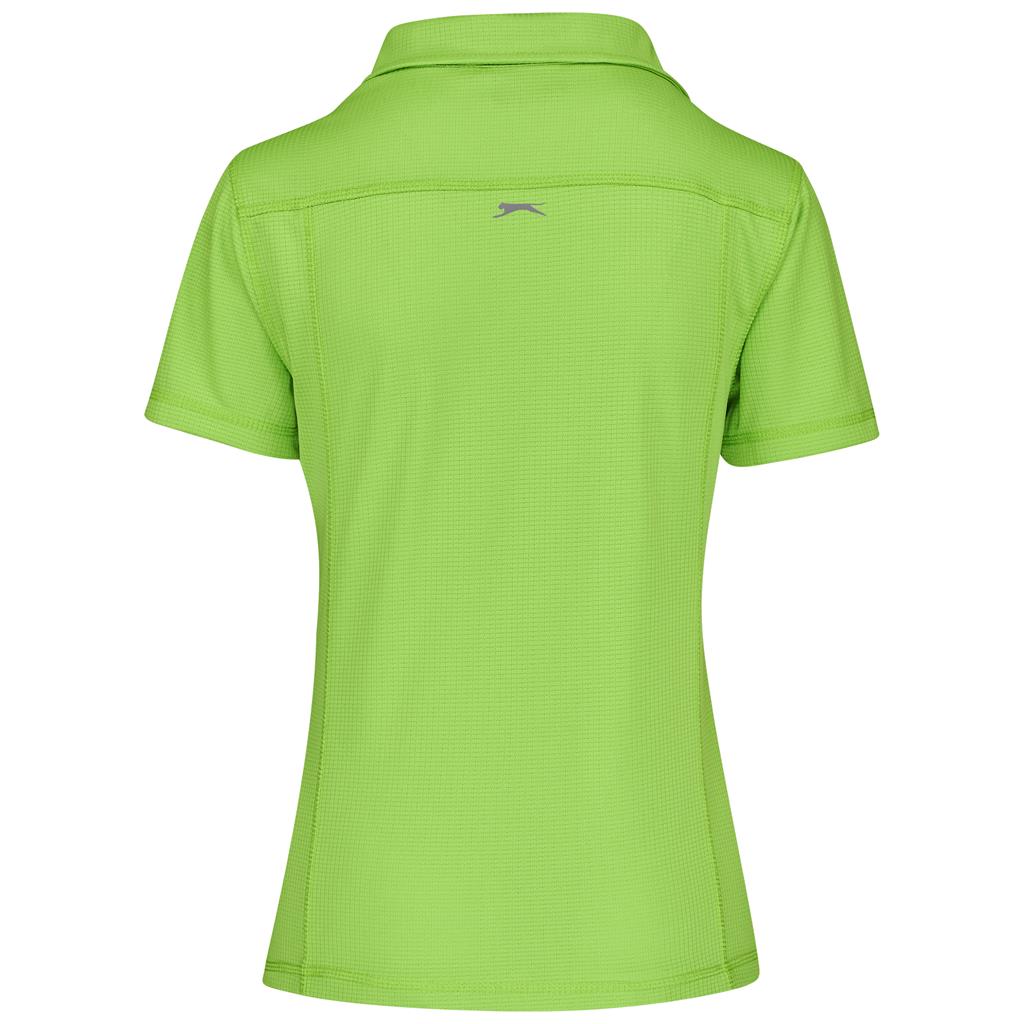 Ladies Hydro Golf Shirt - Lime - Image 3