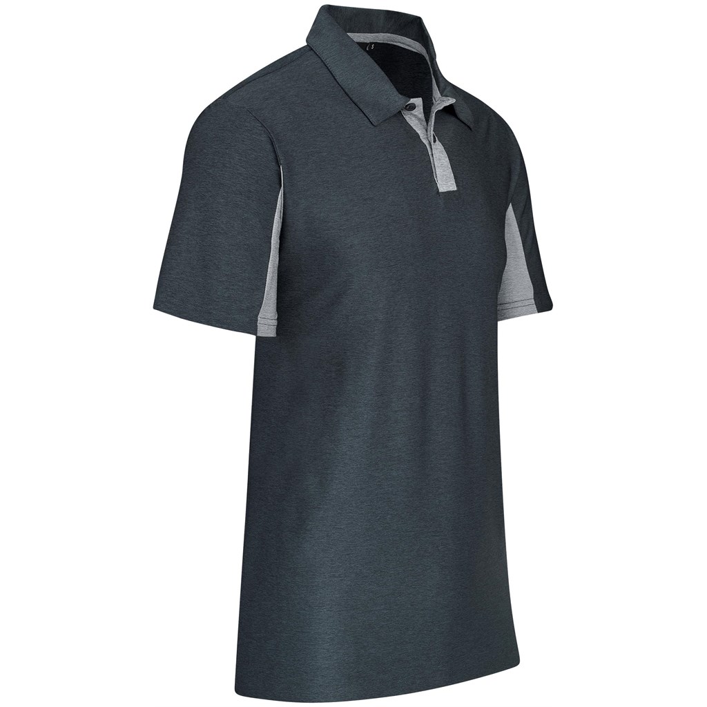 Mens Dorado Golf Shirt - Black - Image 2