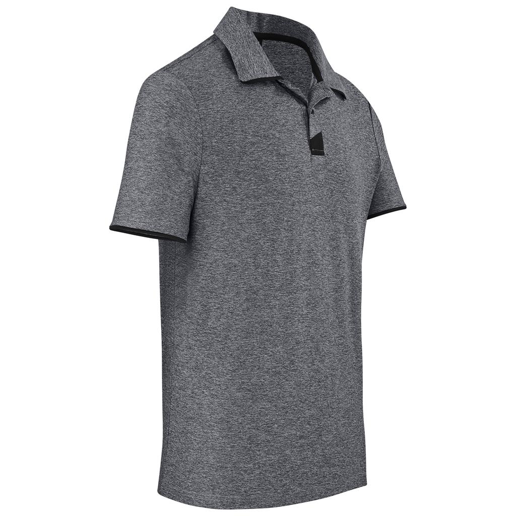 Mens Cypress Golf Shirt - Charcoal - Image 3