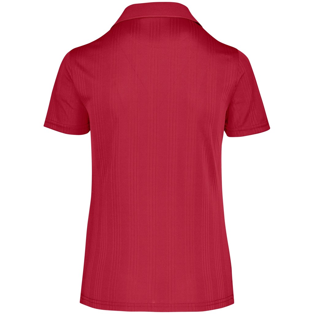 Ladies Florida Golf Shirt - Red - Image 2